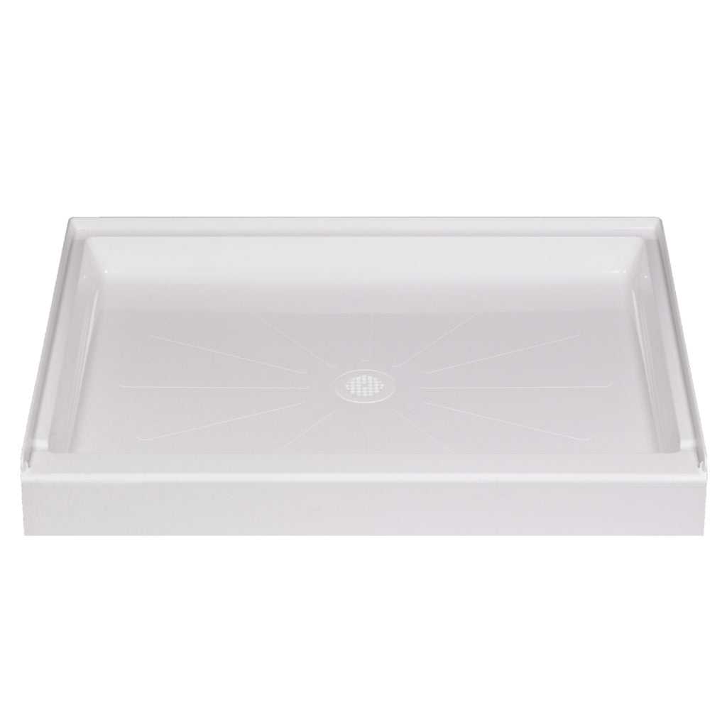 Mustee, Mustee | 36" x 48" Durabase Rectangular Shower Base, White | 3648M