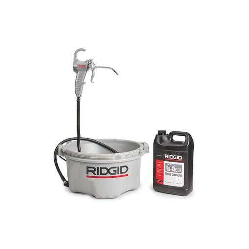 Ridgid, RIDGID Oiler with 1 Gal Nu-Clear Thread Cutting Oil 10883